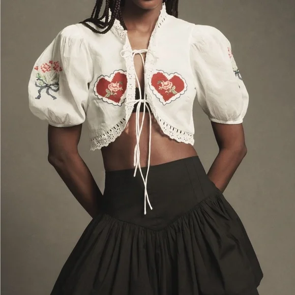 Anthropologie Black Skirt - Picture 3 of 5